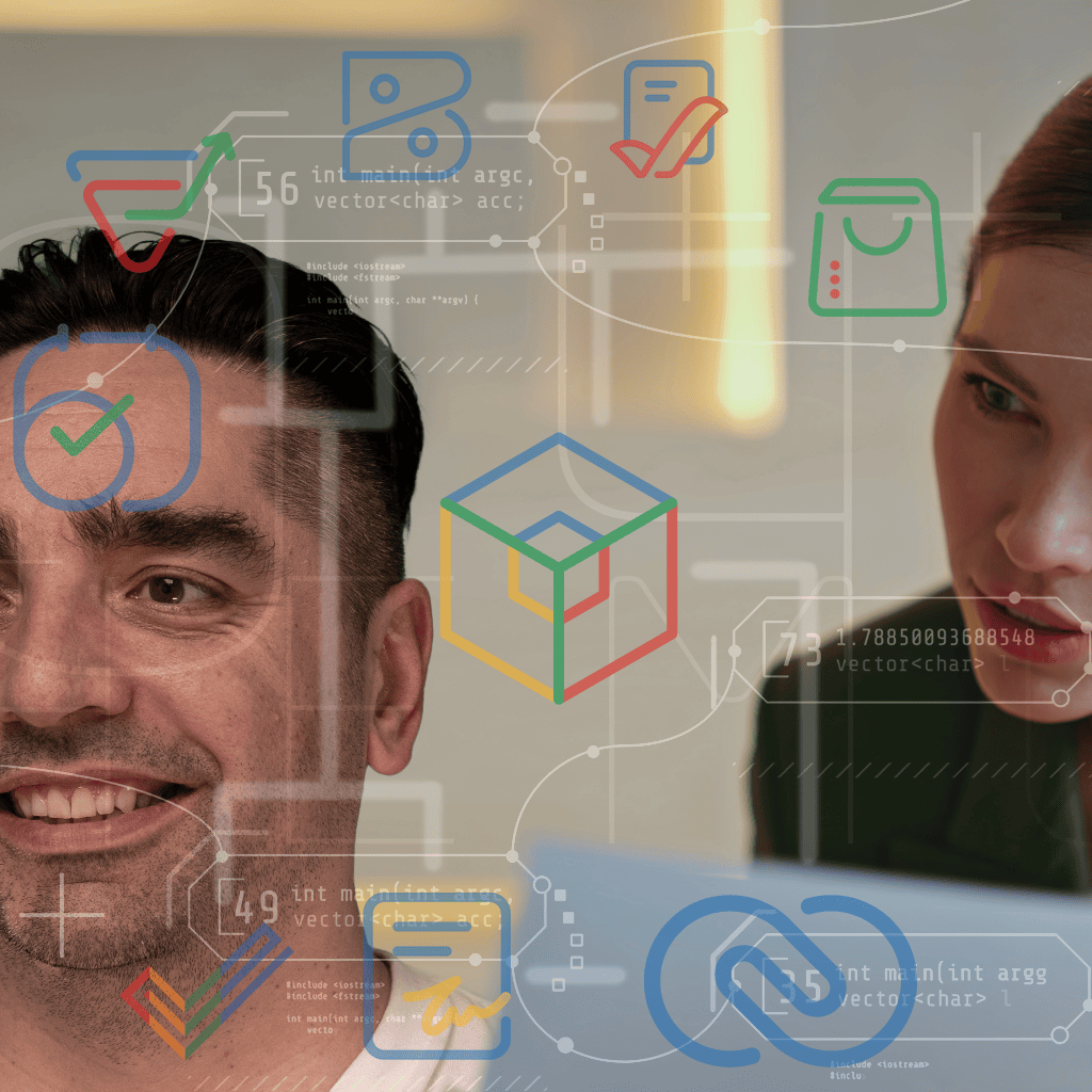 Femme regardant un intégrateur travaillante avec Zoho